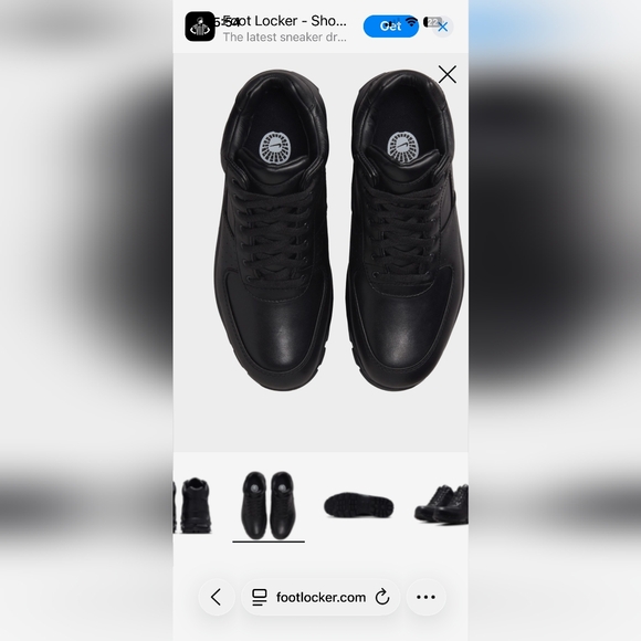 Black Leather Nike Air Max Goadome Boots 8.5 - Picture 14 of 16